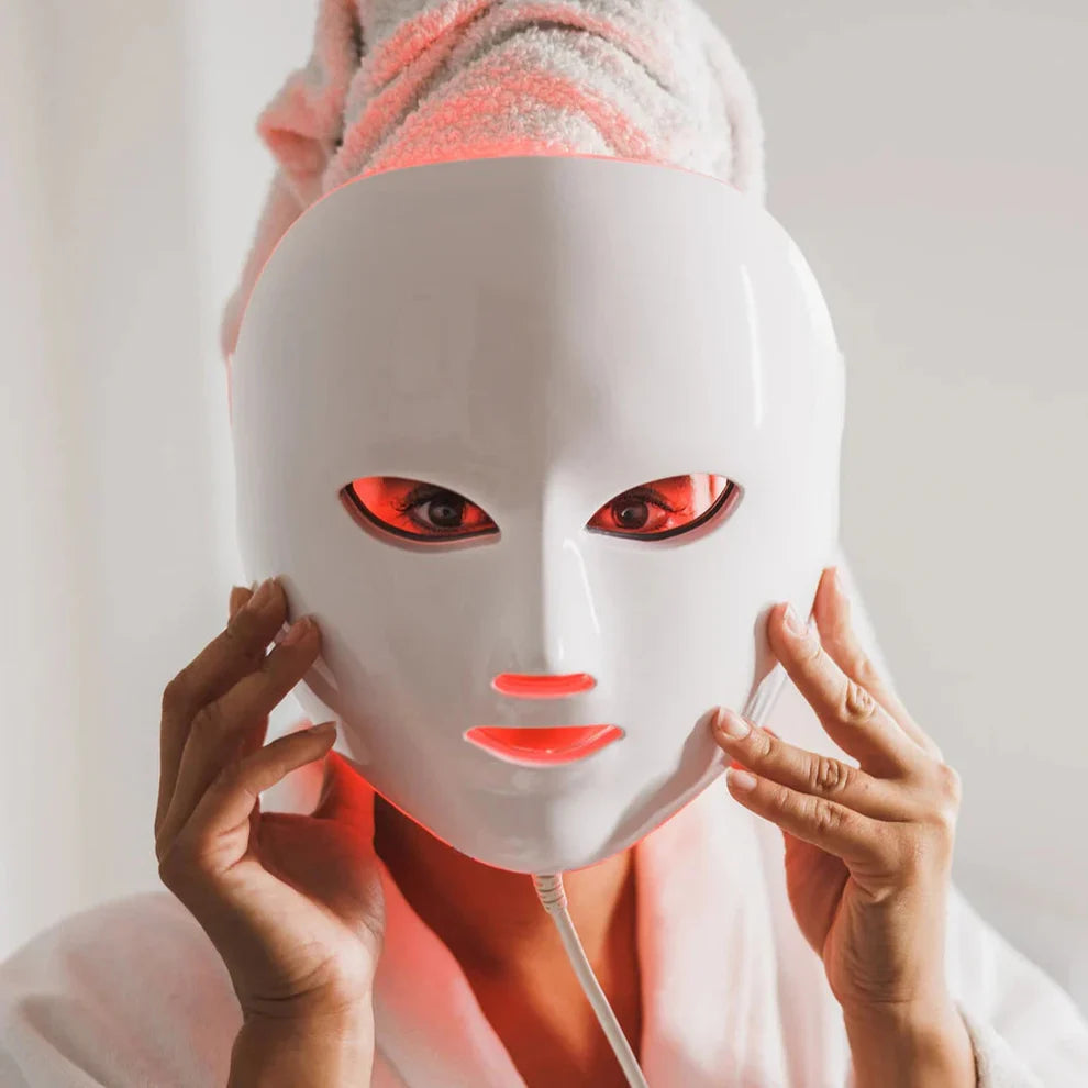 Masque Facial à LED Rechargeable